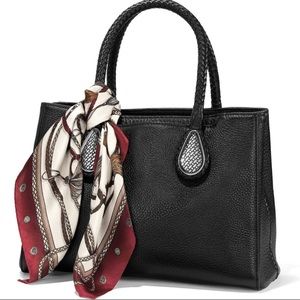 Brighton Leather “Margot” Ferrara Scarf Tote